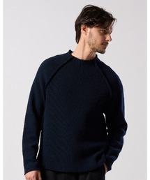 lomond×powder line high-neck knit