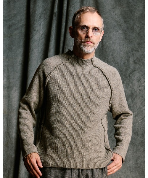 wjk(ダヴルジェイケイ)の「lomond×powder line high-neck knit(ニット/セーター・メンズ・ブラック/ネイビー/グレー・SMALL/MEDIUM/LARGE/X-LARGE)」の2枚目の写真