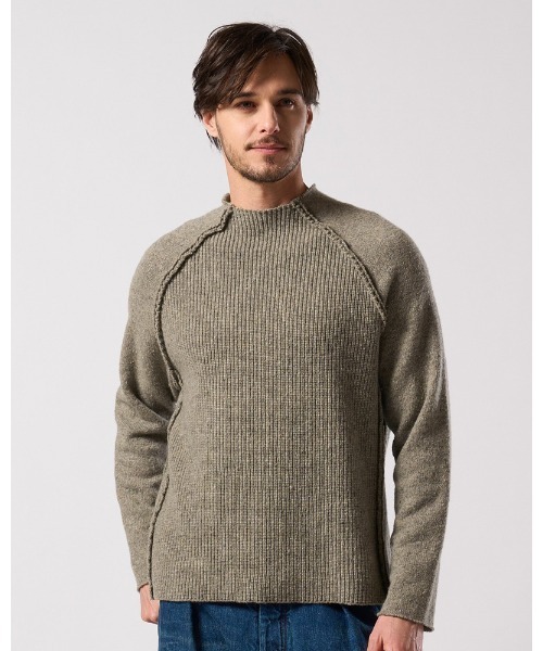 wjk(ダヴルジェイケイ)の「lomond×powder line high-neck knit(ニット/セーター・メンズ・ブラック/ネイビー/グレー・SMALL/MEDIUM/LARGE/X-LARGE)」の6枚目の写真