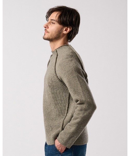 wjk(ダヴルジェイケイ)の「lomond×powder line high-neck knit(ニット/セーター・メンズ・ブラック/ネイビー/グレー・SMALL/MEDIUM/LARGE/X-LARGE)」の7枚目の写真