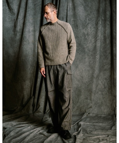 wjk(ダヴルジェイケイ)の「lomond×powder line high-neck knit(ニット/セーター・メンズ・ブラック/ネイビー/グレー・SMALL/MEDIUM/LARGE/X-LARGE)」の17枚目の写真