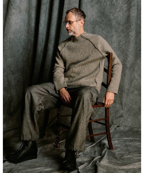 wjk(ダヴルジェイケイ)の「lomond×powder line high-neck knit(ニット/セーター・メンズ・ブラック/ネイビー/グレー・SMALL/MEDIUM/LARGE/X-LARGE)」の19枚目の写真