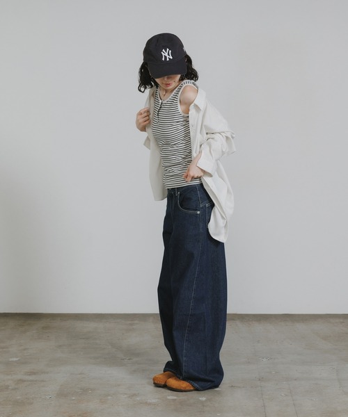 U.S. POLO ASSN.（ユーエスポロアッスン）の「U.S. POLO ASSN./ユーエスポロアッスン リブタンク 2026年 夏 夏服（タンクトップ・レディース・ホワイト系その他/ネイビー/ピンク・S/M/L）」の16枚目の写真