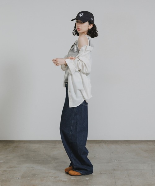 U.S. POLO ASSN.（ユーエスポロアッスン）の「U.S. POLO ASSN./ユーエスポロアッスン リブタンク 2026年 夏 夏服（タンクトップ・レディース・ホワイト系その他/ネイビー/ピンク・S/M/L）」の15枚目の写真