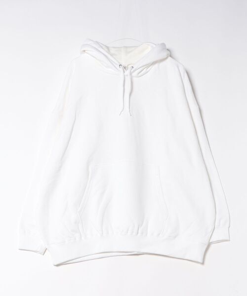 TONE SELECT WEAR（トーンセレクトウェア）の「CROSS&STITCH(クロスアンドステッチ) レギュラーウェイト ビッグシルエットP/0パーカー (BP2281)（パーカー・メンズ・グリーン/ホワイト/ブルー系その他/サンドベージュ/ブラック/グレー・X-LARGE/LARGE/MEDIUM）」の2枚目の写真
