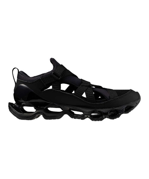 MIZUNO（ミズノ　）の「WAVE PROPHECY STRAP（サンダル・メンズ・ブラック・26/27/28）」の2枚目の写真