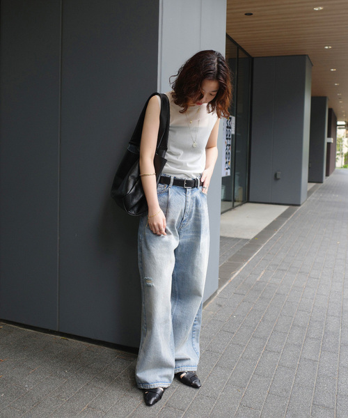 LE TALON(ルタロン)の「《WEB限定》 MILLELA FIRENZE/ミレッラ BIT LEATHER TOTE(トートバッグ・レディース・ブラウン/ブラック・FREE)」の3枚目の写真