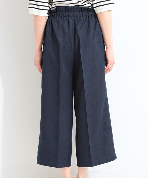 SHOO・LA・RUE(シューラルー)の「【S-LL】ロープベルトが爽やか ガウチョパンツ(その他パンツ・レディース・ベージュ/ネイビー/ダークブラウン・04/03/02/01)」の18枚目の写真