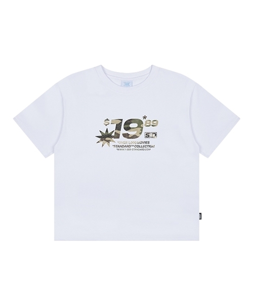1989STANDARD(1989スタンダード)の「RENTAL SHOP クールコットンクロップ半袖 (SCTSTD-0224)(Tシャツ/カットソー・メンズ・ブラック/ホワイト/ダークグレー/ネイビー・MEDIUM/LARGE/X-LARGE)」の2枚目の写真