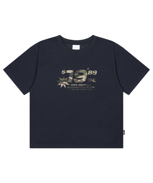 1989STANDARD(1989スタンダード)の「RENTAL SHOP クールコットンクロップ半袖 (SCTSTD-0224)(Tシャツ/カットソー・メンズ・ブラック/ホワイト/ダークグレー/ネイビー・MEDIUM/LARGE/X-LARGE)」の7枚目の写真