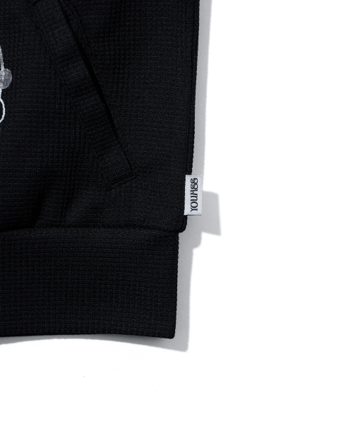 YOUHEE（ユヒ）の「YOUHEE FRIENDS GRAPHIC HOOD ZIP-UP_BLACK（パーカー・レディース・その他・SMALL/MEDIUM）」の7枚目の写真