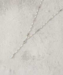 COUP DE CHANCE（クードシャンス）の「パール調＆メタルY／日本製／長さ調整可能（ネックレス）」