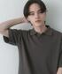 SENSE OF PLACE by URBAN RESEARCH（センスオブプレイスバイアーバンリサーチ）の「『洗濯可』ドライタッチスキッパーニットTシャツ（ニット/セーター・L）」