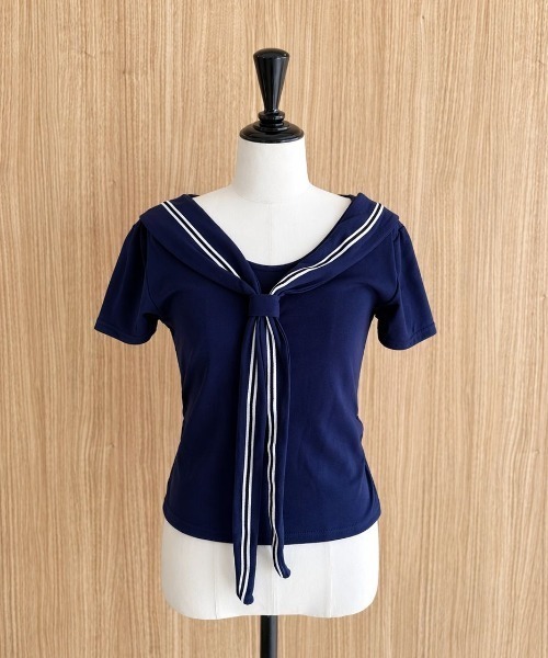 セーラーカットソー（Tシャツ/カットソー）｜miune（ミューヌ）の