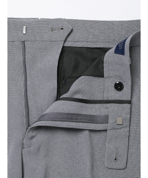 SUIT SQUARE(スーツスクエア)の「"超"伸びる涼しい最高パンツ/テーパードパンツ/ウォッシャブル/ハウンドトゥース/RS07(スラックス・メンズ・ネイビー/ライトグレー・SS/S/M/L/LL/3L/4L/5L/3S)」の18枚目の写真