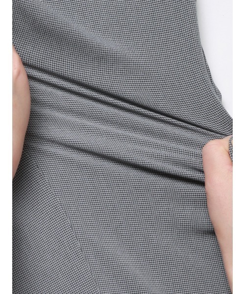 SUIT SQUARE(スーツスクエア)の「"超"伸びる涼しい最高パンツ/テーパードパンツ/ウォッシャブル/ハウンドトゥース/RS07(スラックス・メンズ・ネイビー/ライトグレー・SS/S/M/L/LL/3L/4L/5L/3S)」の19枚目の写真