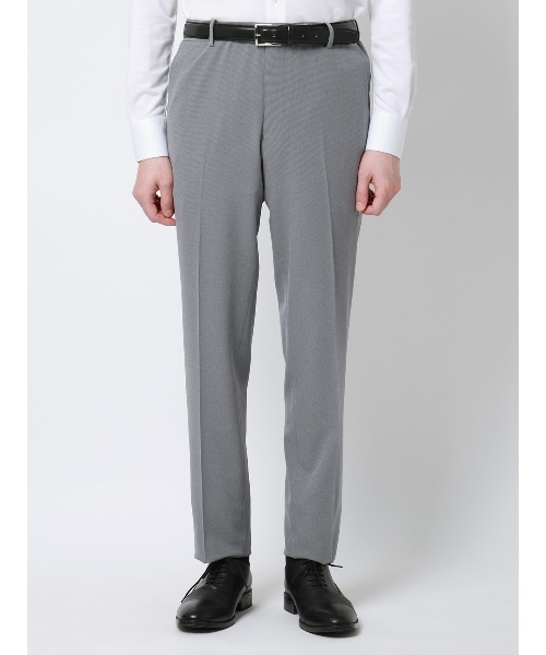 SUIT SQUARE(スーツスクエア)の「"超"伸びる涼しい最高パンツ/テーパードパンツ/ウォッシャブル/ハウンドトゥース/RS07(スラックス・メンズ・ネイビー/ライトグレー・SS/S/M/L/LL/3L/4L/5L/3S)」の13枚目の写真