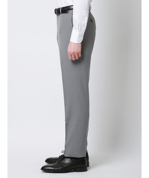 SUIT SQUARE(スーツスクエア)の「"超"伸びる涼しい最高パンツ/テーパードパンツ/ウォッシャブル/ハウンドトゥース/RS07(スラックス・メンズ・ネイビー/ライトグレー・SS/S/M/L/LL/3L/4L/5L/3S)」の14枚目の写真