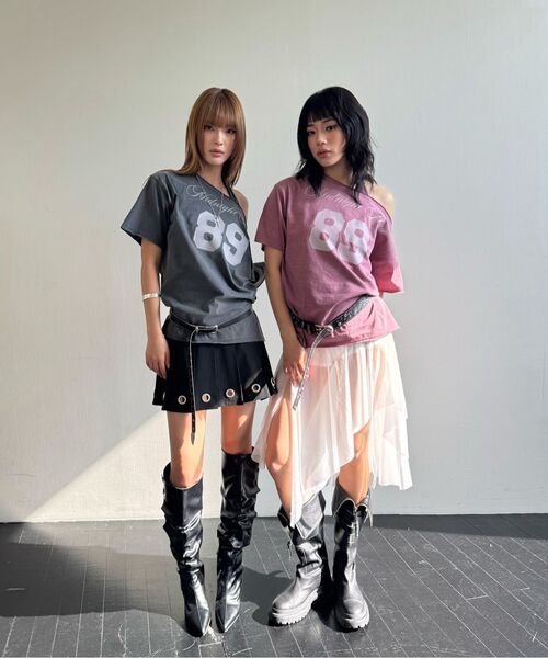 Midnight Move(ミッドナイトムーブ)の「pg set 89 t (wine)(Tシャツ/カットソー・レディース・その他・FREE)」の6枚目の写真