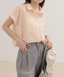 fredy emue | FR刺しゅうフレンチストライプシャツ(シャツ/ブラウス)