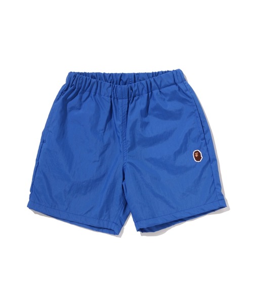 A BATHING APE(アベイシングエイプ)の「ONE POINT BEACH SHORTS(その他パンツ・キッズ・ピンク/ブラック/ブルー・130/110/100/120)」の2枚目の写真