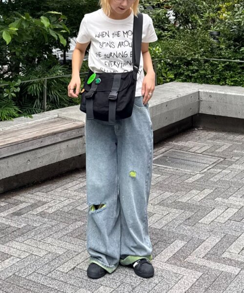 CIAOPANIC TYPY（チャオパニックティピー）の「【ユニセックス】カメラマンショルダーバック（ショルダーバッグ・レディース・ブラック/カーキ/ベージュ・ONE SIZE）」の16枚目の写真