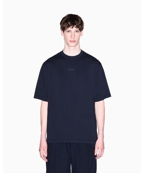 ARMANI EXCHANGE(アルマーニエクスチェンジ)の「【A|X アルマーニ エクスチェンジ】AXロゴ コンフォートフィット 半袖クルーネックTシャツ/COMFORT(EC限定カラー含)(Tシャツ/カットソー・メンズ・オフホワイト/ブラック/ダークネイビー・XX-LARGE/SMALL/X-SMALL/X-LARGE/MEDIUM/LARGE)」の3枚目の写真