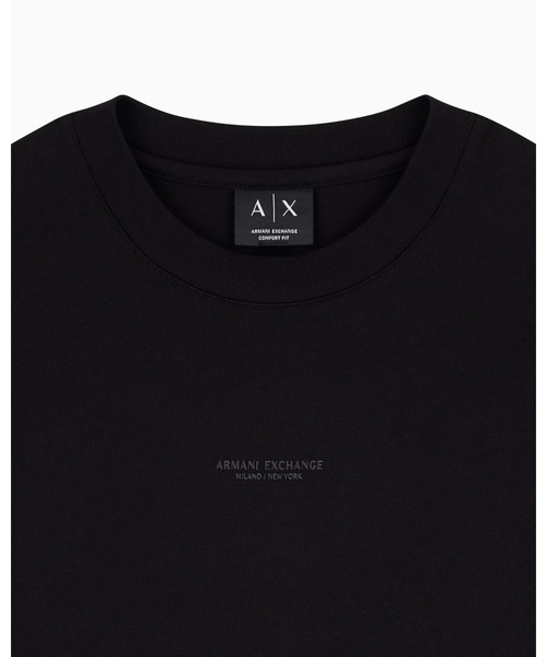 ARMANI EXCHANGE(アルマーニエクスチェンジ)の「【A|X アルマーニ エクスチェンジ】AXロゴ コンフォートフィット 半袖クルーネックTシャツ/COMFORT(EC限定カラー含)(Tシャツ/カットソー・メンズ・オフホワイト/ブラック/ダークネイビー・XX-LARGE/SMALL/X-SMALL/X-LARGE/MEDIUM/LARGE)」の15枚目の写真
