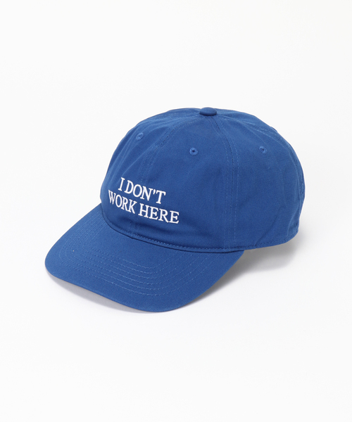 IDEA BOOKS(アイディアブックス)の「IDEA BOOKS / アイディアブックス SORRY I DONT WORK HERE HAT(キャップ・メンズ・ブラック/ベージュ/ブルー/グリーン・FREE)」の4枚目の写真