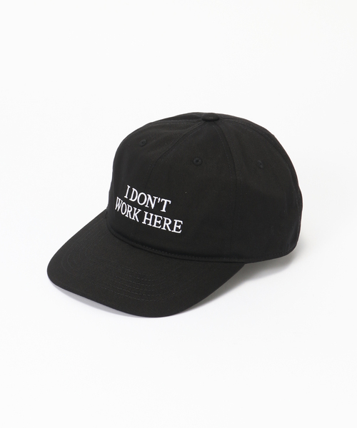 IDEA BOOKS(アイディアブックス)の「IDEA BOOKS / アイディアブックス SORRY I DONT WORK HERE HAT(キャップ・メンズ・ブラック/ベージュ/ブルー/グリーン・FREE)」の1枚目の写真