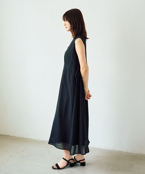 YECCA VECCA(イェッカヴェッカ)の「ドライタッチシアードロストワンピース(ワンピース・レディース・グリーン系その他3/ブラック/ブラウン・FREE)」の15枚目の写真