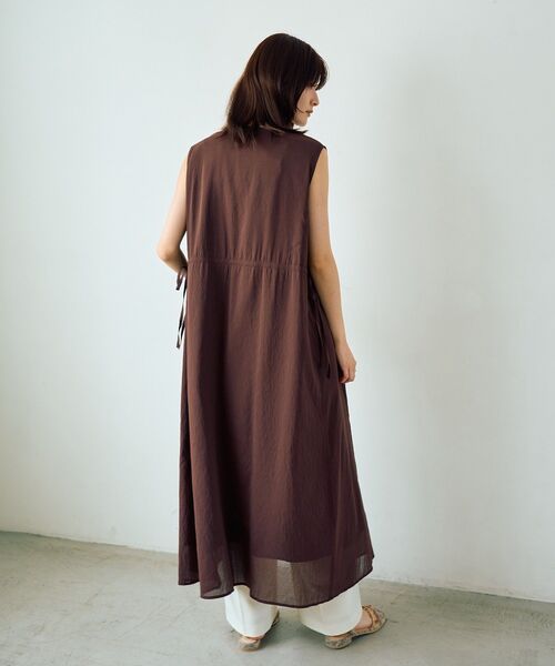 YECCA VECCA(イェッカヴェッカ)の「ドライタッチシアードロストワンピース(ワンピース・レディース・グリーン系その他3/ブラック/ブラウン・FREE)」の20枚目の写真