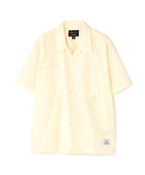 Alpha Industries（アルファインダストリーズ）の「【日本限定】Alpha Industries/アルファ インダストリーズ/TC WORK S/S SHIRT/ TC ワークショートスリーブシャツ（シャツ/ブラウス・メンズ・ネイビー/ブラック/アイボリー・XL/L/M/S/2XL）」の2枚目の写真