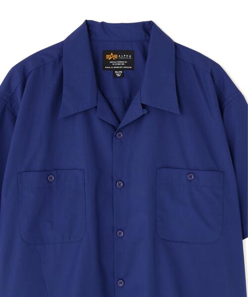 Alpha Industries（アルファインダストリーズ）の「【日本限定】Alpha Industries/アルファ インダストリーズ/TC WORK S/S SHIRT/ TC ワークショートスリーブシャツ（シャツ/ブラウス・メンズ・ネイビー/ブラック/アイボリー・XL/L/M/S/2XL）」の11枚目の写真