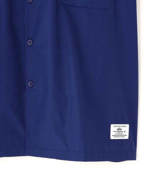 Alpha Industries（アルファインダストリーズ）の「【日本限定】Alpha Industries/アルファ インダストリーズ/TC WORK S/S SHIRT/ TC ワークショートスリーブシャツ（シャツ/ブラウス・メンズ・ネイビー/ブラック/アイボリー・XL/L/M/S/2XL）」の4枚目の写真