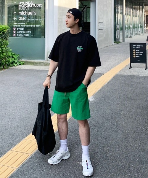 NOWLE（ノウル）の「【NOWLE】ビッグシルエット カリフォルニア バックプリントTシャツ / カレッジライク サーフロゴ 半袖T（Tシャツ/カットソー・メンズ・ブラック/ホワイト・MEDIUM/LARGE/X-LARGE）」の17枚目の写真