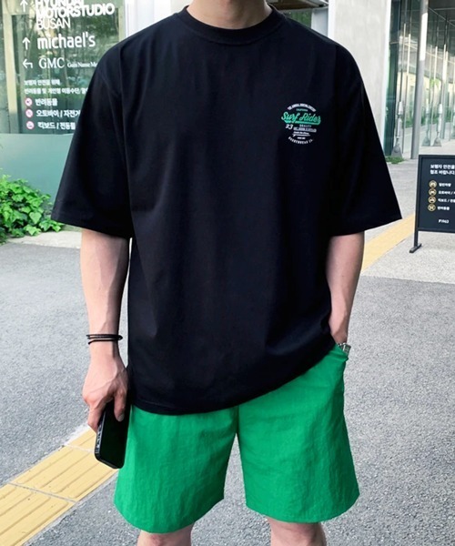 NOWLE（ノウル）の「【NOWLE】ビッグシルエット カリフォルニア バックプリントTシャツ / カレッジライク サーフロゴ 半袖T（Tシャツ/カットソー・メンズ・ブラック/ホワイト・MEDIUM/LARGE/X-LARGE）」の18枚目の写真