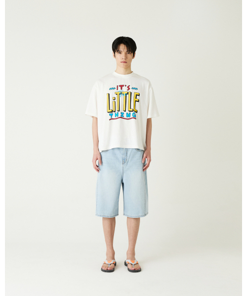 THEENDQUESTION(ジエンドクエスチョン)の「Little thing print t-shirt / WHITE(Tシャツ/カットソー・レディース・その他・FREE)」の3枚目の写真