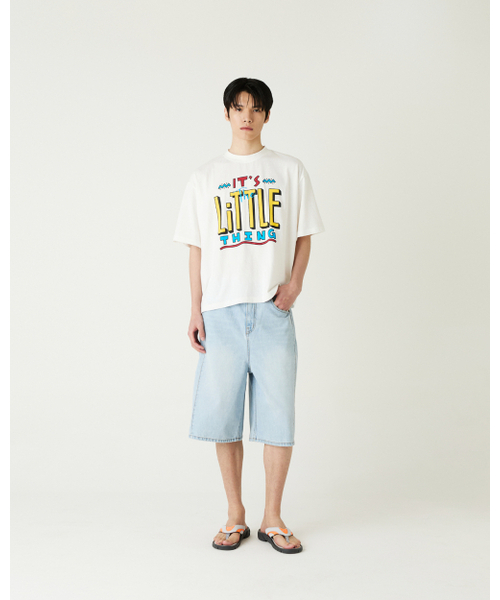 THEENDQUESTION(ジエンドクエスチョン)の「Little thing print t-shirt / WHITE(Tシャツ/カットソー・レディース・その他・FREE)」の6枚目の写真