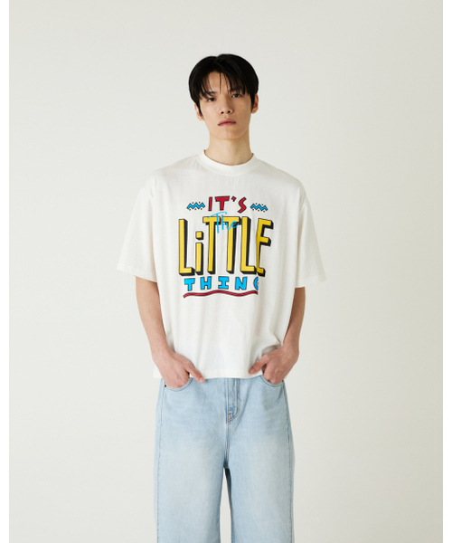 THEENDQUESTION(ジエンドクエスチョン)の「Little thing print t-shirt / WHITE(Tシャツ/カットソー・レディース・その他・FREE)」の8枚目の写真