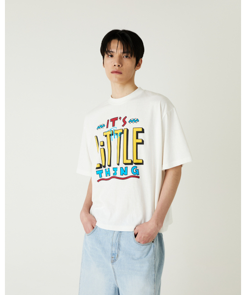 THEENDQUESTION(ジエンドクエスチョン)の「Little thing print t-shirt / WHITE(Tシャツ/カットソー・レディース・その他・FREE)」の9枚目の写真