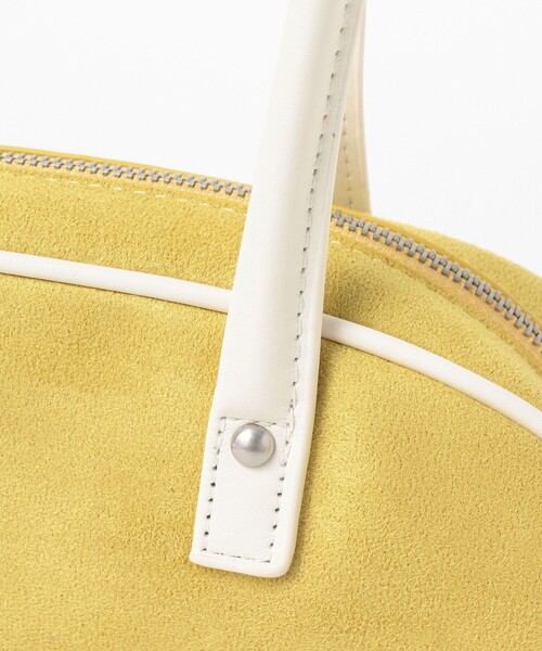 Ray BEAMS（レイビームス）の「フェイク スエード コンビ バッグ（トートバッグ・レディース・イエロー/グレー・ONE SIZE）」の11枚目の写真