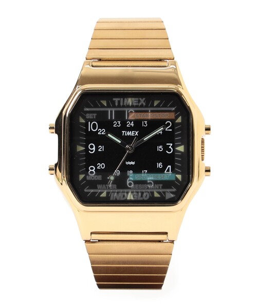 TIMEX(タイメックス)の「【別注】TIMEX / Square Camper Gold(デジタル腕時計・メンズ・イエロー系その他6・ONE SIZE)」の16枚目の写真