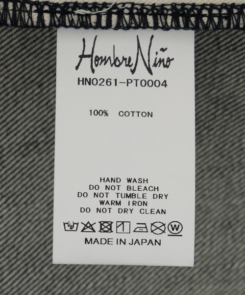 Hombre Nino(オンブレニーニョ)の「HOMBRENINO 5 POCKET PANTS HN0261-PT0004(デニムパンツ・メンズ・ダークインディゴブルー・M/L)」の8枚目の写真