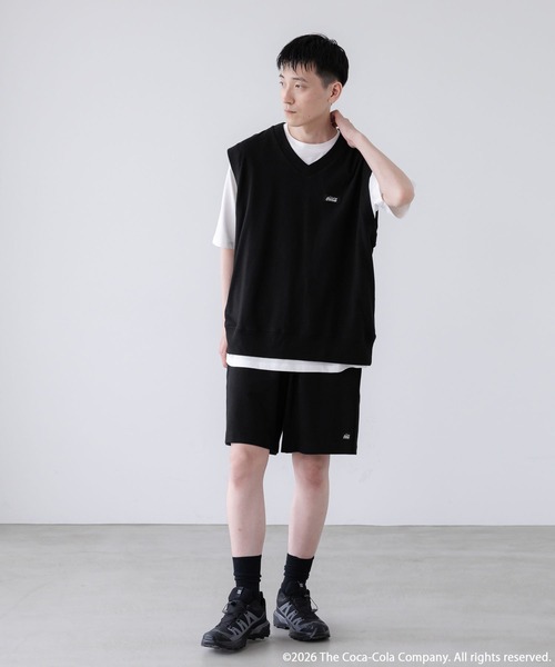 LOWRYS FARM（ローリーズファーム）の「SETUP可能【LFM(U)】Coca-Cola／ミニウラケハーフパンツ　 878208（その他パンツ・メンズ・ブラック/グレー・MEDIUM/LARGE）」の4枚目の写真