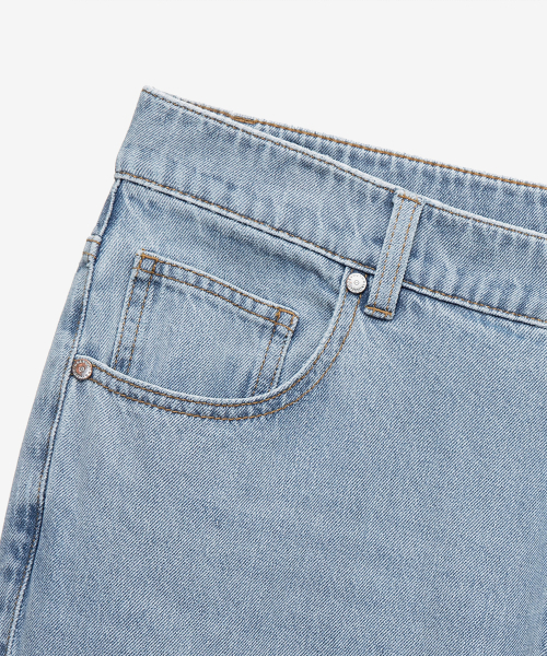 MINDBRIDGE(マインドブリッジ)の「9ozワイドライトブルーデニムパンツ_LI(デニムパンツ・メンズ・ライトインディゴブルー・29/36/30/32/34)」の8枚目の写真