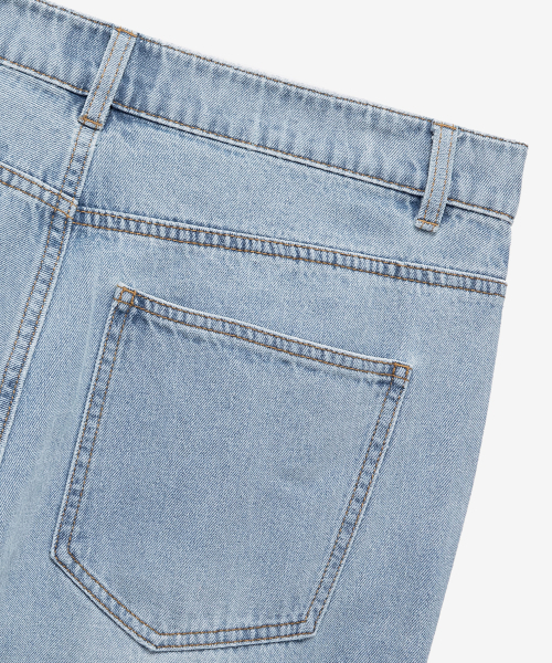 MINDBRIDGE(マインドブリッジ)の「9ozワイドライトブルーデニムパンツ_LI(デニムパンツ・メンズ・ライトインディゴブルー・29/36/30/32/34)」の9枚目の写真