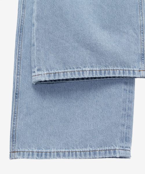 MINDBRIDGE(マインドブリッジ)の「9ozワイドライトブルーデニムパンツ_LI(デニムパンツ・メンズ・ライトインディゴブルー・29/36/30/32/34)」の11枚目の写真