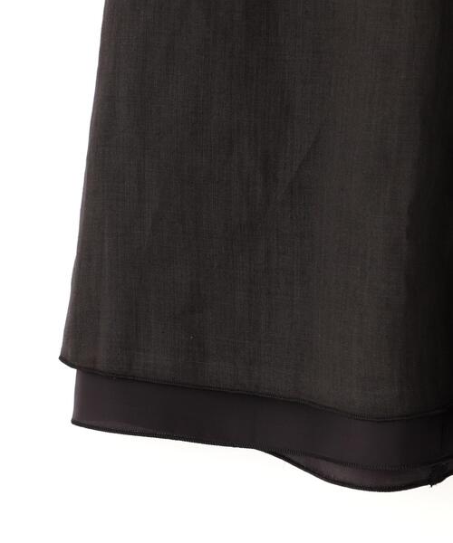 YLEVE(イレーヴ)の「YLEVE / ROYAL RAMIE BROAD SKIRT(スカート・レディース・ブラック/ベージュ・2/0/1)」の10枚目の写真