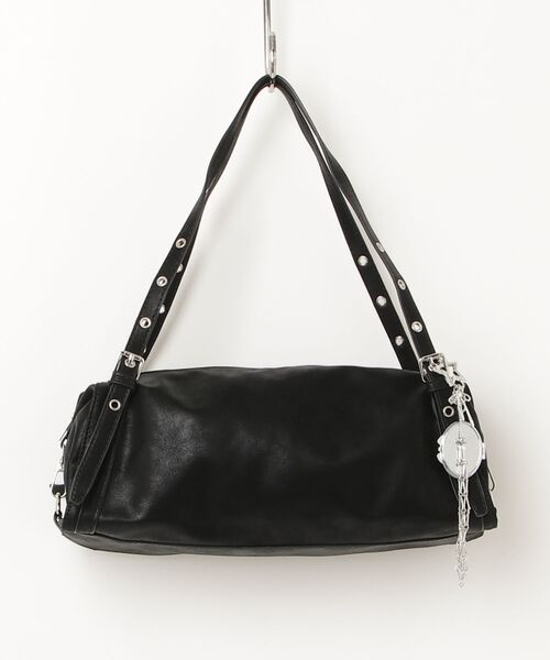 mindseeker girls(マインドシーカーガールズ)の「Eyelet Handle Mini Bag / アイレットハンドル付きミニバッグ(ショルダーバッグ・レディース・ベビーピンク/ブラック・FREE)」の10枚目の写真